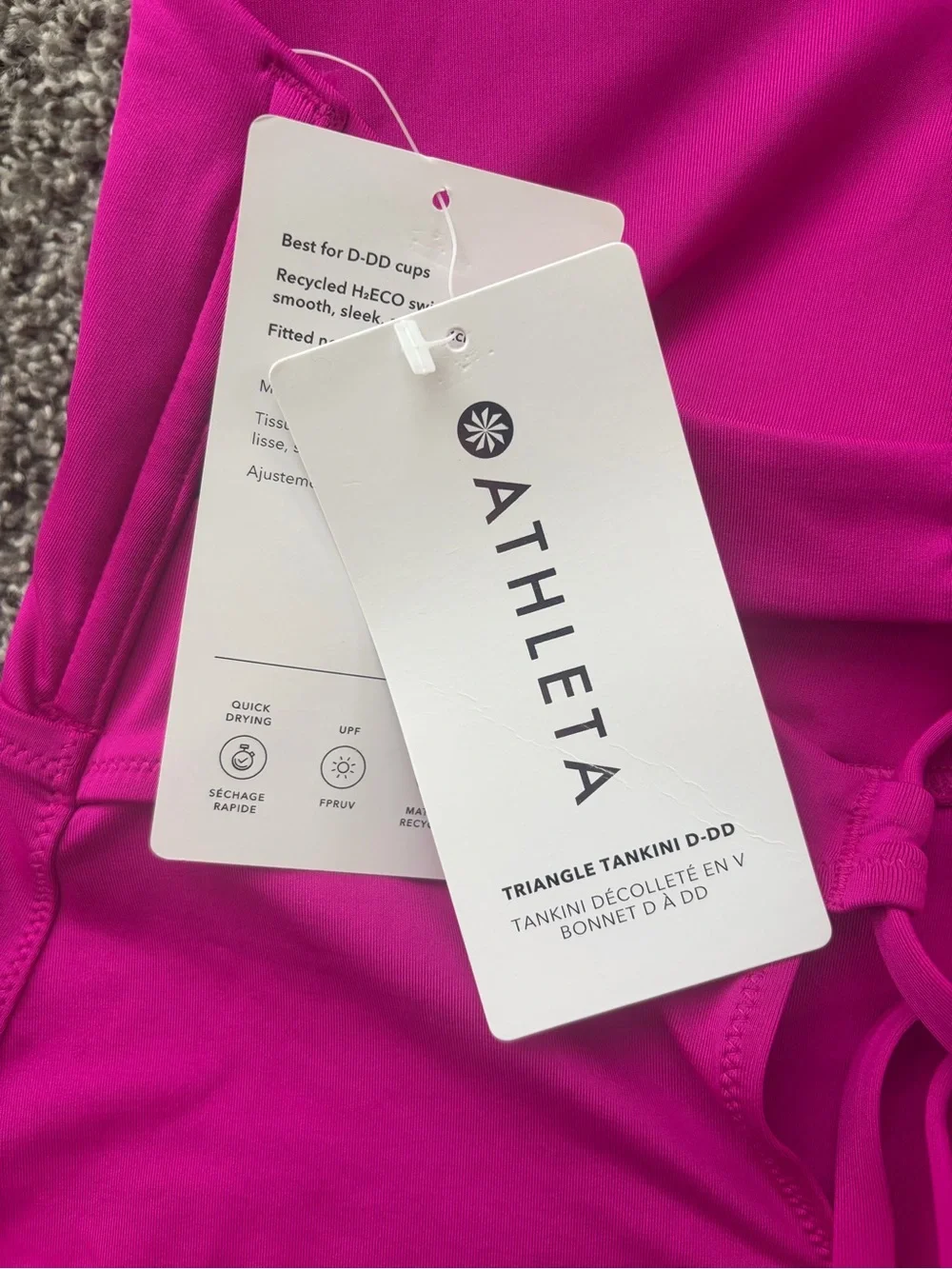 Athleta TRIANGLE TANKINI D-DD